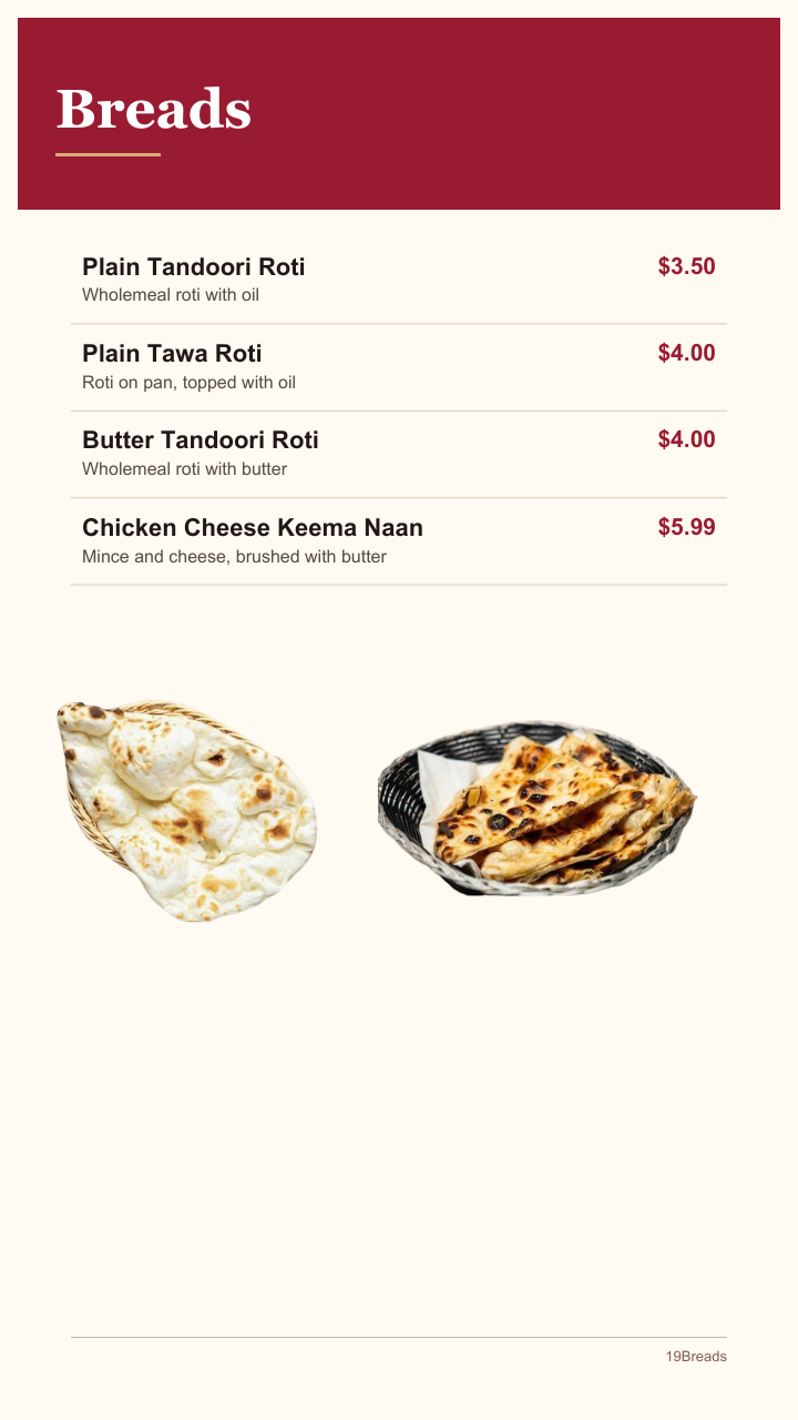 Breads continued