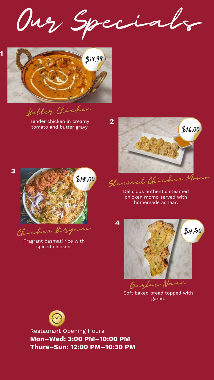 Special Menu